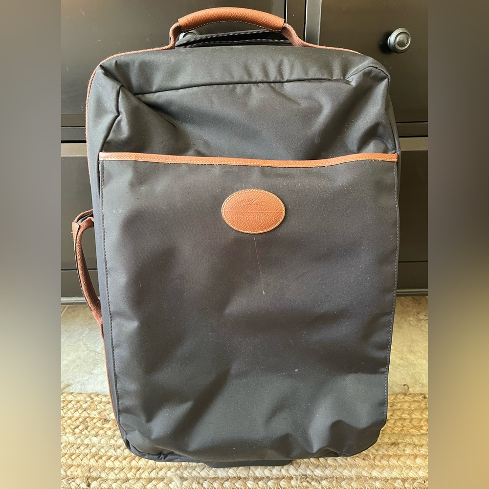Longchamp Boxford rolling carryon luggage excellent condition